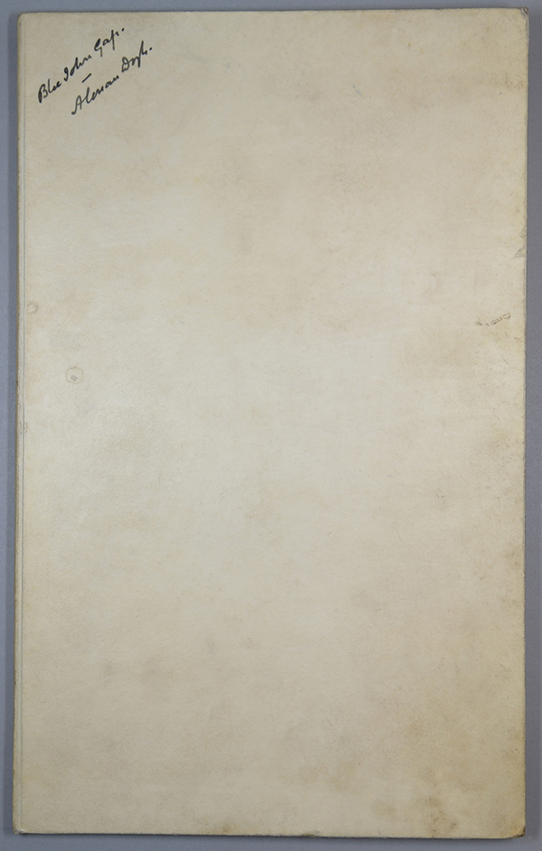 page a of the manuscript of "The Terror of Blue John Gap"