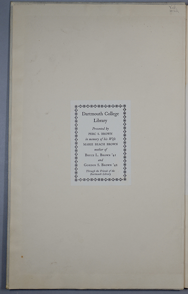 page b of the manuscript of "The Terror of Blue John Gap"