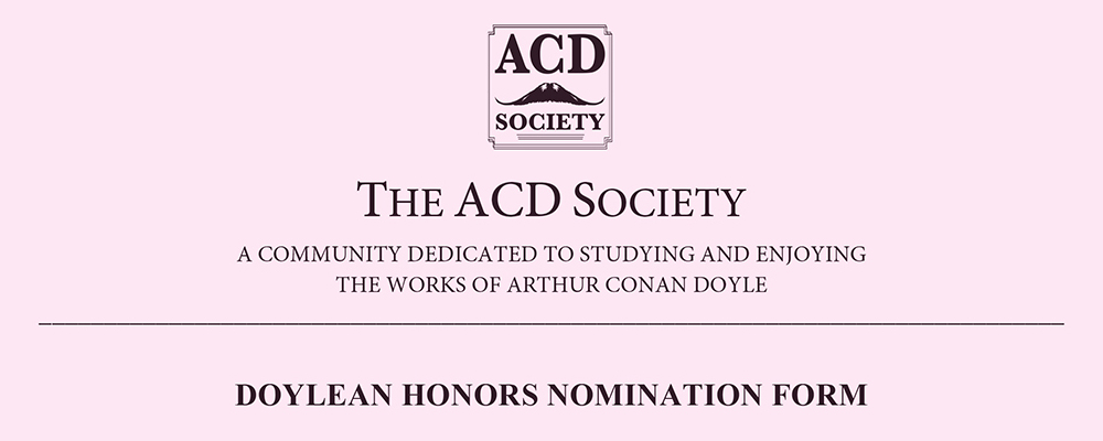Doylean Honors nomination form detail