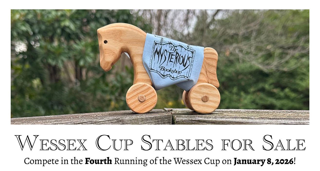 photo of wooden toy horse, and a headline that says “Wessex Cup Stables for Sale